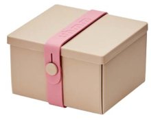 Uhmm Box vierkant Mocca - Pink